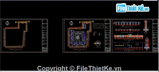 Bản vẽ,Bản vẽ autocad,Trường mầm non,tường rào trường học